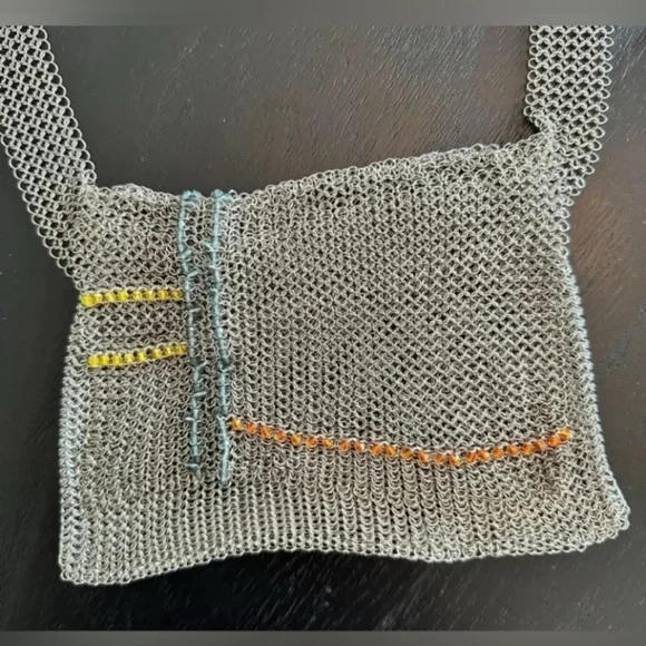 Chanel Vintage Spring 1999 Beaded Chainmail Bum Bag- NWT - Picture 3 of 9